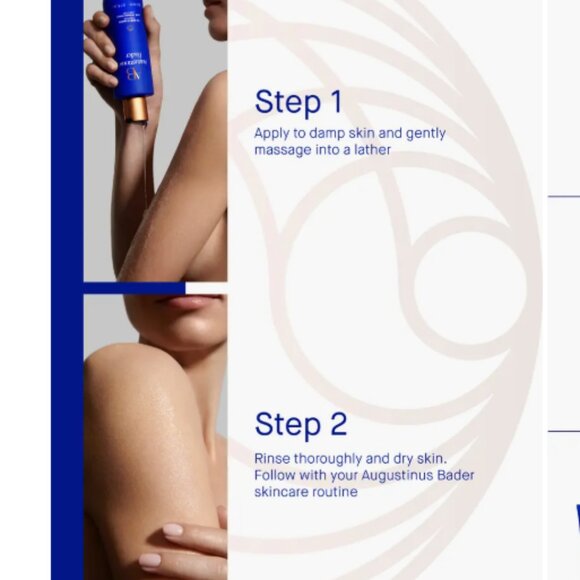 AUGUSTINUS BADER THE BODY CLEANSER WITH TFC8, MOISTURIZING BODY WASH - NWT - Picture 6 of 14